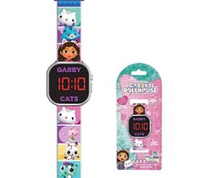 Kids Euroswan - Akcesoria licencyjne Gabby's Dollhouse LED laikrodis
