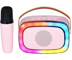 Garsiakalbis Trevi Garsiakalbis Trevi XR8A0108 pink bluetooth su mikrofonu