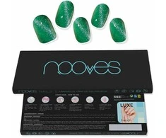 Nooves Láminas De Uñas De Gel Jade Glass Premium Glam Cat Eye Verde 20 U