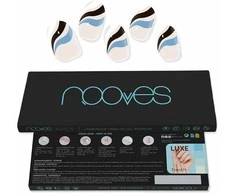 Nooves Premium Glam Flowing Stream Gel Nail Folils 20 U