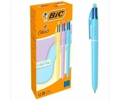 Długopis 4 Colours Pastel (12szt) BIC