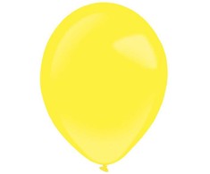 Geltonos spalvos saulės geltonumo balionas, 100 vienetų, 5 colių (13 cm)