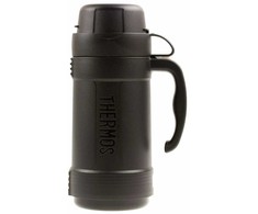 Thermos 500 ml stiklinis termosas su vienu puodeliu TERMOSAS - juodas
