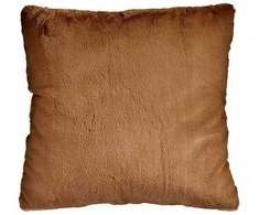 Gift Decor Pagalvėlė Su plaukais Ruda Sintetinė oda (60 x 2 x 60 cm)
