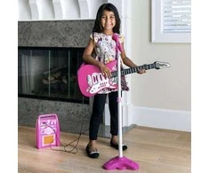 Kruzzel Gitara + mikrofonas + stiprintuvas rose 22407