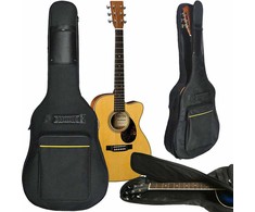 Klasikinės akustinės gitaros dėklas su reguliuojamomis petnešomis