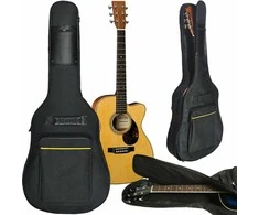 Klasikinės akustinės gitaros dėklas su reguliuojamomis petnešomis