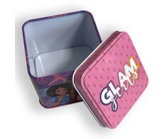 Glam Girls drugelio mini metalinė dėžutė 7,5 cm