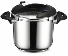 MAESTRO MR-2901 Greitpuodis 22 cm 6 l Sidabrinis