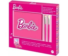 Cartoon Barbie Niños Set Sombra De Ojos y Brillo De Labios 1un