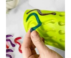 Guminukai WORMS želė, šokoladas, ledo formelė