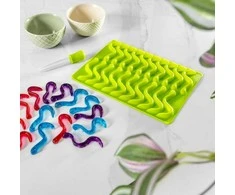 Guminukai WORMS želė, šokoladas, ledo formelė