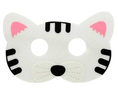 Gyvūnai Katė Katės veltinio kaukė 18 cm