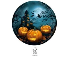 „Halloween Sensations“ popierinės lėkštės, 8 vnt., 23 cm, FSC
