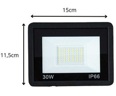 Halogeninis LED prožektorius 30W 6000K lauko sąlygoms atsparus IP66