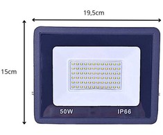 Halogeninis LED prožektorius 50W 6000K lauko sąlygoms, atsparus vandeniui, IP66