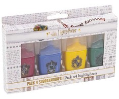 Cerdá Šviečiančių markerių rinkinys Harry Potter 4 Dalys Spalvotas