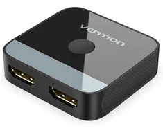 Vention 2-Port HDMI Bi-Direction 4K Switcher Juodas ABS Type