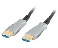 LANBERG HDMI v2.0 M/M laidas 20m optinis AOC juodas