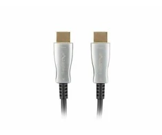 LANBERG HDMI v2.0 M/M laidas 30m optinis AOC juodas