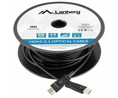 LANBERG HDMI v2.1 8K M/M kabelis 50m optinis AOC