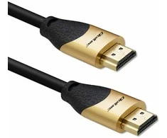 Qoltec Kabelis HDMI v2.1 Itin didelės spartos 8K | 60 Hz | 30AWG | AUKSAS | 1m