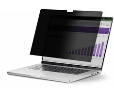 StarTech.com 13 colių „MacBook Air M2/M3“ nešiojamojo kompiuterio ekrano apsauga su nuimamu ir apverčiamu apsaugos nuo akinimo filtru, magnetine nešiojamojo kompiuterio ekrano apsauga su +/- 30 laipsnių žiūrėjimo kampu – 51 % mėlynosios šviesos sumažinimas (13MAM-PRIVACY-SCREEN) – „Blickschutzfilter fu“