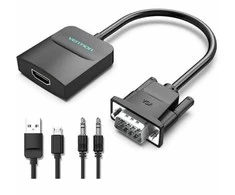 Įvesties/išvesties keitiklis HDMI į VGA/USB garso 0,15 m ACNBB VENTION