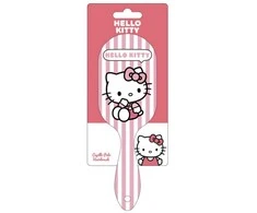 Hello Kitty dryžuotas plaukų šepetys 20 cm