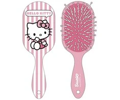 Hello Kitty dryžuotas plaukų šepetys 20 cm