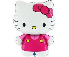 Hello Kitty Fuksija folijos balionas 64 cm