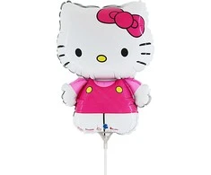 Hello Kitty Fuksija mini folijos balionas 35 cm (WP)