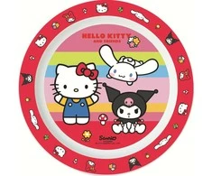 Hello Kitty ir draugai mikro plokščia lėkštė 22 cm