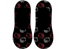 Hello Kitty juodos moteriškos kojinės be matomų kraštų 39/42