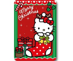 Hello Kitty Kalėdinis Polar flisinis pledas 100x140cm