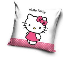 Hello Kitty mielas aksominis pagalvės užvalkalas 40x40 cm