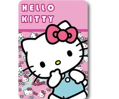 Hello Kitty mielas flisinis pledas 100x140cm