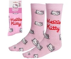 Hello Kitty Mini Head suaugusiųjų ilgos kojinės 36/43