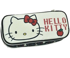Hello Kitty pieštukų dėklas su dviem skyriais, 26 cm