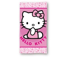 Rankšluostis Ręcznik plażowy 70x140 HELLO KITTY rožinė mikrofibra