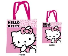 Hello Kitty rožinis drobinis krepšys, pirkinių krepšys 44 cm
