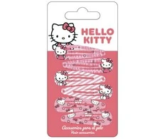 Hello Kitty saldus 6 dalių plaukų segtukų rinkinys