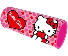 Hello Kitty širdelės formos pieštukų dėklas, 23 cm