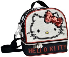Hello Kitty širdelės formos termo pietų maišelis 21 cm