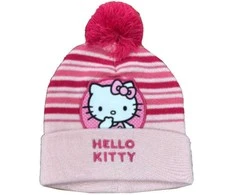 Hello Kitty šviesiai rožinė vaikiška kepurė