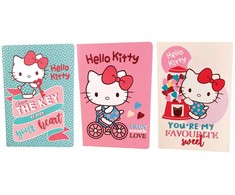 „Hello Kitty Sweetheart“ A5 užrašų knygelių rinkinys, 3 vnt.