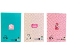 „Hello Kitty Sweetheart“ A5 užrašų knygelių rinkinys, 3 vnt.
