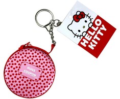 „Hello Kitty Sweetheart“ raktų pakabukas ir mini piniginė