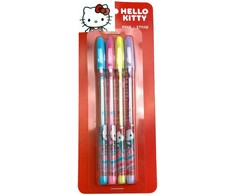 Hello Kitty Sweetheart spalvotų rašiklių rinkinys, 4 dalys