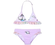 Hello Kitty undinėlės formos vaikiškas maudymosi kostiumėlis, bikinis 3-8 metų